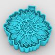 leopard-sunflower_2.jpg leopard sunflower - freshie mold - silicone mold box