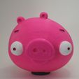 1.jpg Free STL file 3D printing for Charity- Angry Birds Piggy Bank・3D printable design to download