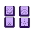 Brimstone, Flat keycap, profile inwards, angle (Mihovec Design).stl Brimstone Keycaps Valorant (Multiple Designs - Variations) Bundle