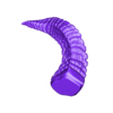 left_horn.stl Fichier STL La chasse aux démons・Plan à imprimer en 3D à télécharger
