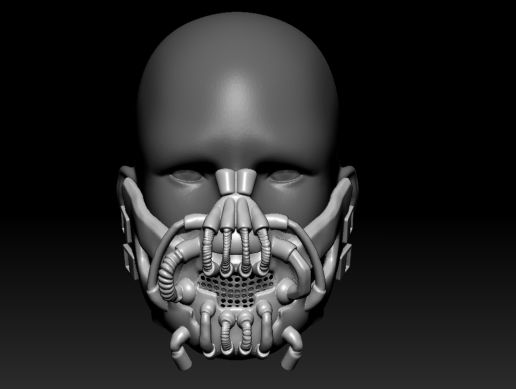 Quarantine Bane Mask - 3D model önizlemesi