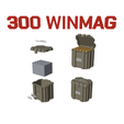 COL_34_300winmag_20a.png AMMO BOX 300 WIN MAG AMMUNITION STORAGE 300 win CRATE ORGANIZER