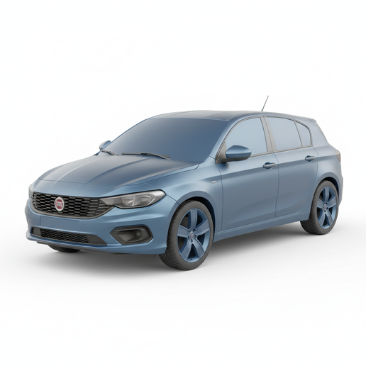 Fiat Tipo 3 no support car STL, 1:12 car STL, beginner friendly car STL, car collectible STL, car file STL, sedan STL, low poly car STL, van STL, vehicle STL, modern car STL, wide fender car STL, French rally car STL, modern hypercar STL, convertible STL,
