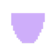 jardiniere voxel 5.5 002.obj Free OBJ file Pot cover voxel minimalist art #PLANTERSXCULTS・3D printing idea to download