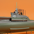 4.png Итальянская карликовая подводная лодка класса CB 3D печатная модель 1:72