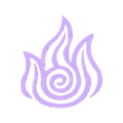Fire-Symbol-for-Divet-Fill.stl Avatar the Last Airbender Coasters