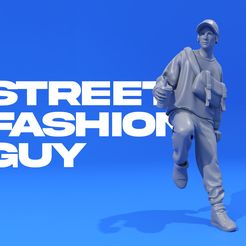 preview1.jpg 3D file Street Fashion Guy・3D print design to download