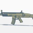 SCAR-V1.jpg SCAR L rifle 1:18 scale