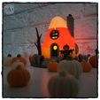 009B.jpg CANDY CORN FAIRY HOUSE