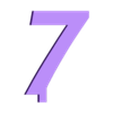 7.STL STL-Datei Ornament Table Number・3D-druckbare Vorlage zum herunterladen