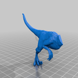Raptor_STANDING_right.png Velociraptor Blue with Base