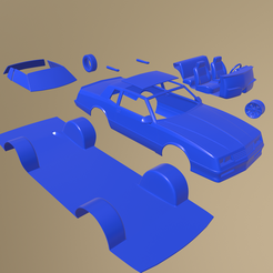 A034.png STL-Datei CHEVROLET MONTE CARLO SS 1986 DRUCKBARE KAROSSERIE WAGEN・Modell zum Herunterladen und 3D-Drucken