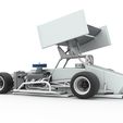 13.jpg Supermodified front engine Winged race car V4 Scale 1:25