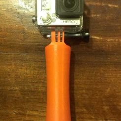 IMAG0935b.jpg Archivo STL gratis GoPro/Cámara de acción Flotador・Plan imprimible en 3D para descargar