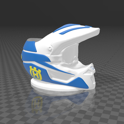 3D-Builder-17_6_2022-18_38_57.png Fichier STL casque de motocross husqvarna matte・Design pour imprimante 3D à télécharger, ezequielromero46