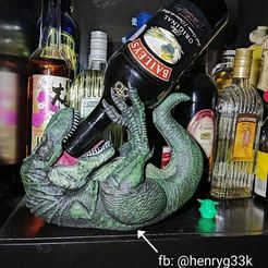 trexholder2.jpg Archivo 3D Winosaurus Rex・Plan para descargar y imprimir en 3D