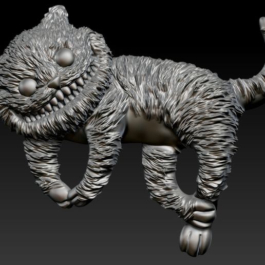 cat smiles - 3D model önizlemesi