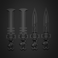 Sentinel-Weaponry.png Golden Janitor Weapon Bits - Shield and Sword