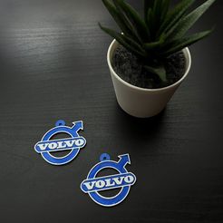 IMG_2728.jpg 3D file Volvo Keychain・3D printing design to download