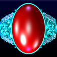 Nhan-nu-da-mau-6214.png Gemstone ring - Oval stone ring - Womens ring - N6214