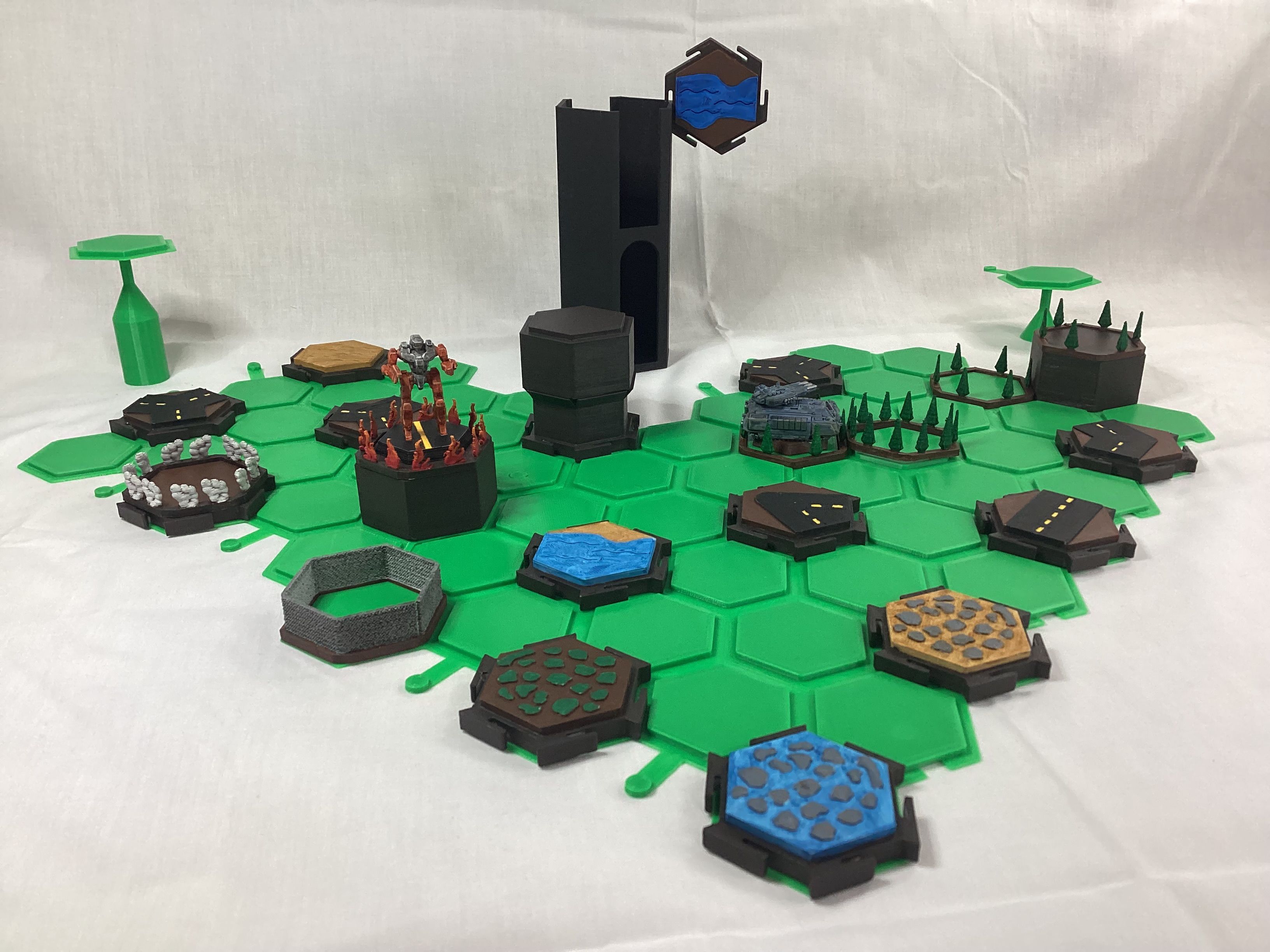 3D file Modular Tile System - BattleTech - Tile Sleeve・3D printer model ...