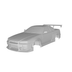 t.jpg Fichier STL Fast and Furious Skyline GTR (UNIQUEMENT LA CARROSSERIE !!!!)・Idée pour impression 3D à télécharger