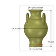 amphore12-21.jpg amphora greek cup vessel vase v12 for 3d print and cnc