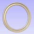 Capture3.png Файл круглой рамки для картины, фотографии или зеркала - STL-файл для резки на ЧПУ, 3D-печати, Artcam, Aspire, Cut3D