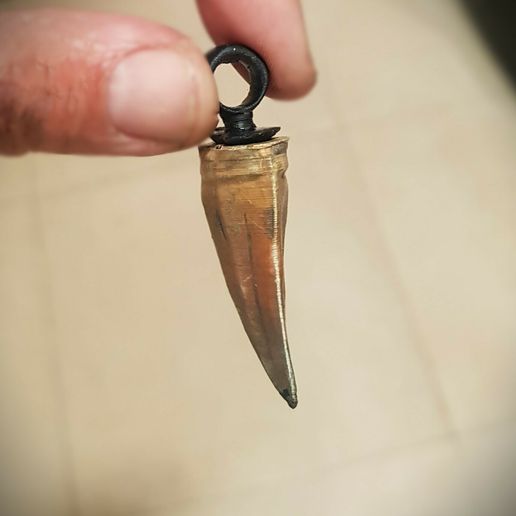 🦖 Dinosaur Tooth Pendant・ STL File for ・Cults