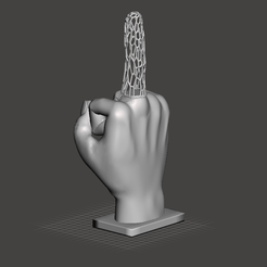 Fuck-You_01.png Download STL file FUCK YOU WIREFRAME • 3D printer object, fun3dcreative