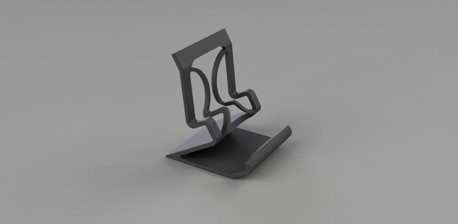 stylephonestand.jpg Fichier STL Un stand de téléphone avec du style・Idée pour impression 3D à télécharger, TimBauer-TB3Dprint