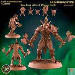 230920-Troll_Headhunter-axes.jpg Файл 3D Топоры охотников за головами троллей・3D-печатный дизайн для загрузки
