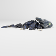 Toothless-keychain-render-5.png Toothless Flexi articulated Keychain
