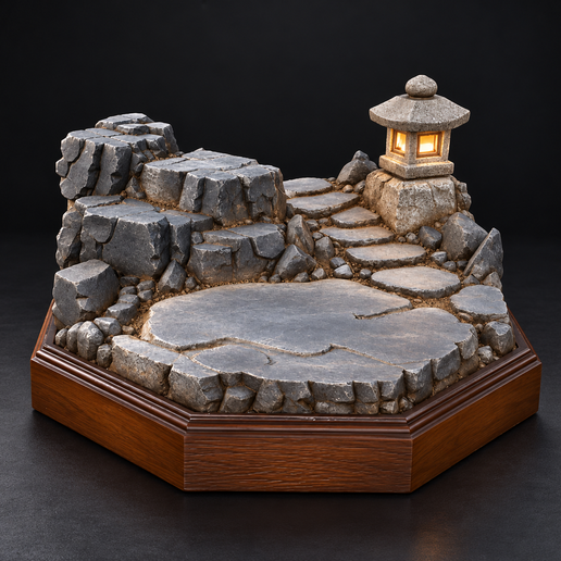 Base Japonesa de Jardín Zen