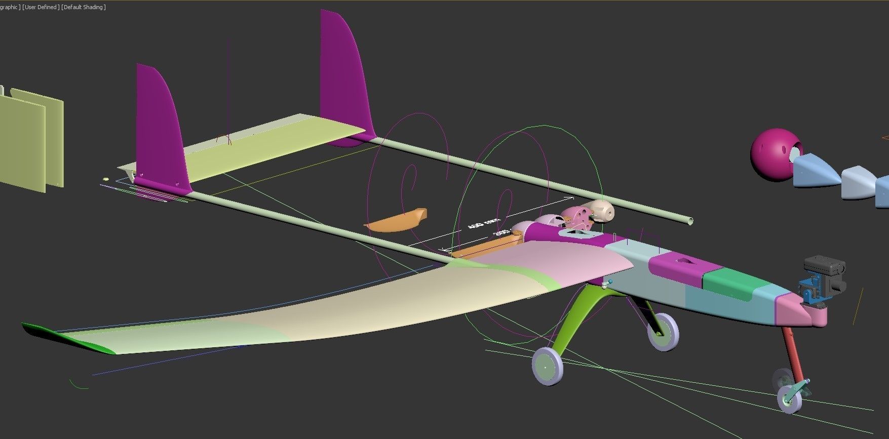 FPV-glider01.jpg Fichier STL Melusine - Planeur électrique et plateforme FPV imprimés en 3D・Plan pour impression 3D à télécharger, tahustvedt
