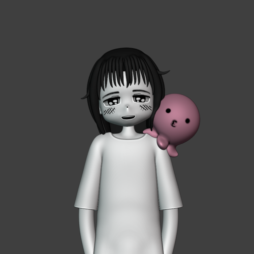 Capture-d'ecran-2025-07-17-165344.png Takopi - Figurine STL (Fan Art from the manga Takopi no Genzai)