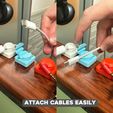 3.jpg 3D Printed Cable Organizer With Detachable Clip
