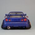 DSCF6372.jpg Nissan Skyline GTR34 tooned model kit