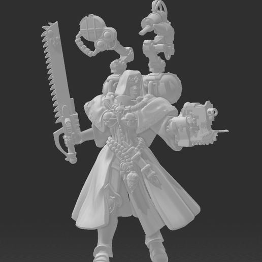 nurse of battle 3D model