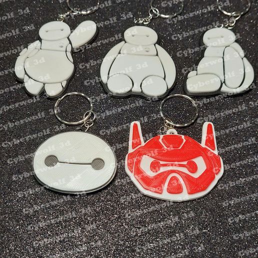 keychains / keychain , BIG HERO 3D model