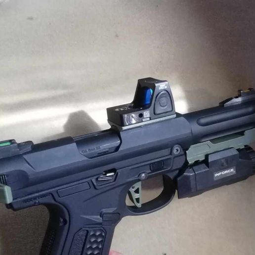 🔫 AAP-01 RMR front base・Free STL File for 3D printing・Cults