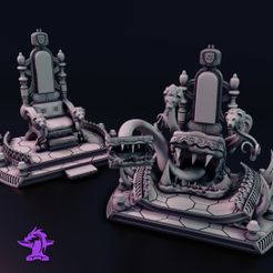 resize-throne-mimic.jpg 3D file Mimic Throne・3D printer model to download