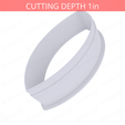 Almond~4in-cookiecutter-only2.png Almond Cookie Cutter 4in / 10.2cm