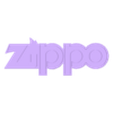 WhiteBlackRed - Zippo Lighter Holder.stl 3D MULTICOLOR LOGO/SIGN - Zippo Lighters Holder (3 Variations)