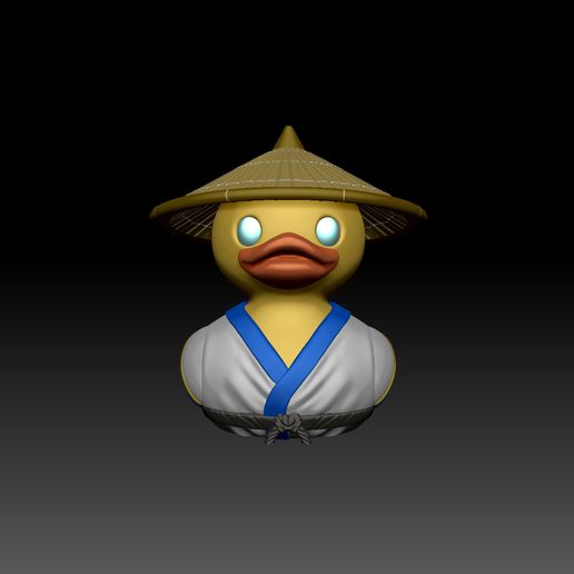 STL file Mortal Kombat Raiden Rubber Duck 🦆 (3MF)・3D printing model to ...