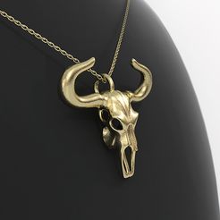 Tarus_NoText_002-Golden.jpg Colgante del zodiaco Tauro