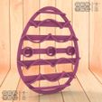 1.35.jpg EASTER Dough Cutter Easter Egg + 3 STAMPS - Cookie Cutter