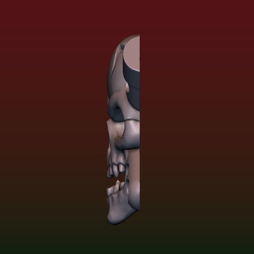 14.jpg Fichier STL Crâne en relief biohazard・Design pour impression 3D à télécharger, 3DPrintArt