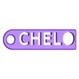 P01_CHELO.stl Keychain name Keychain name