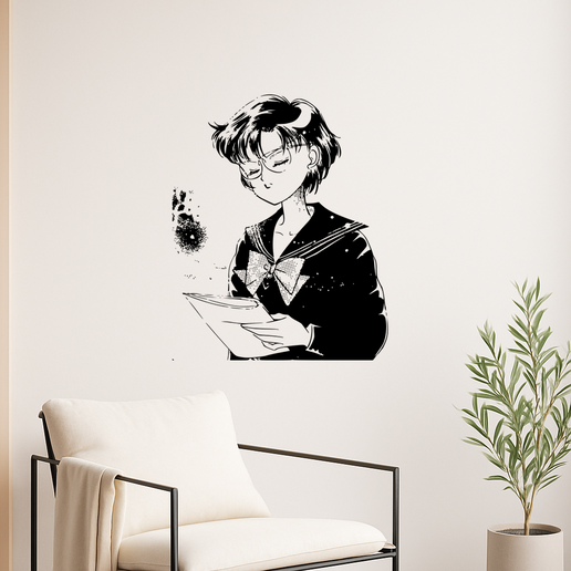 Sailor Moon - Ami Mizuno Studying